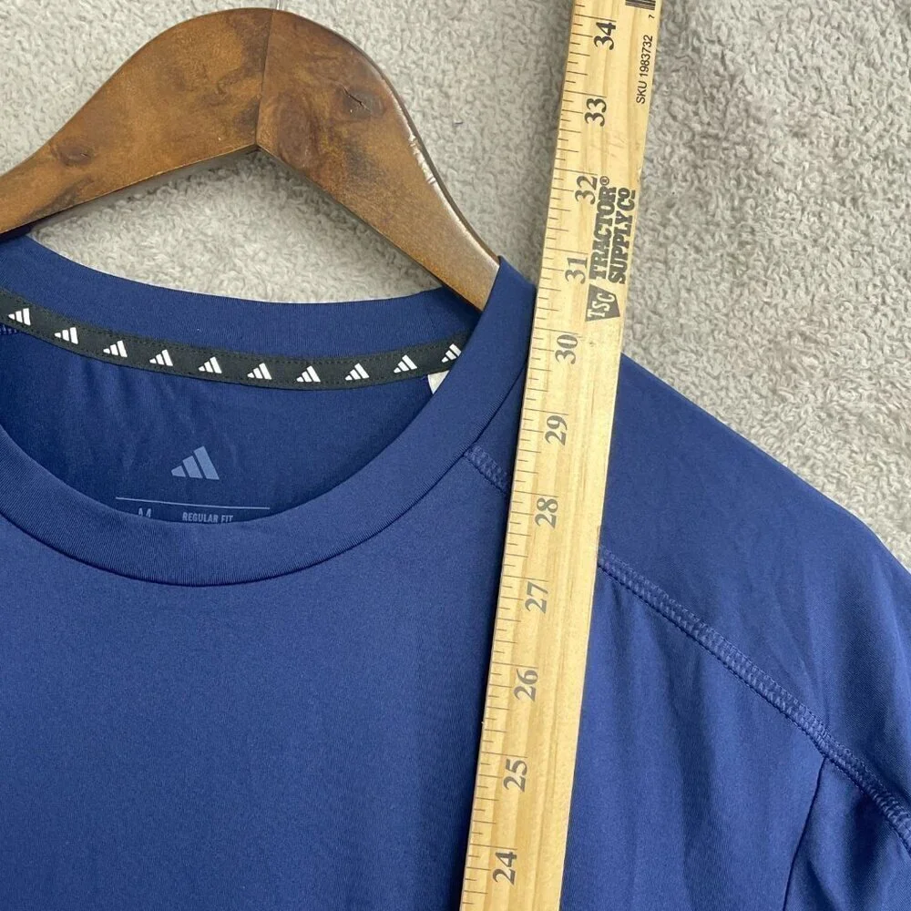 Adidas Men's Size M Navy Blue Regular Fit Active T-Shirt